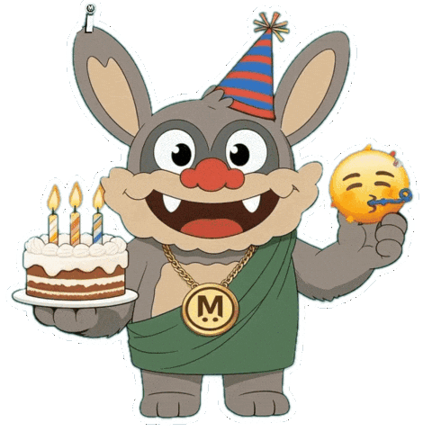Happy Birthday Smile Sticker