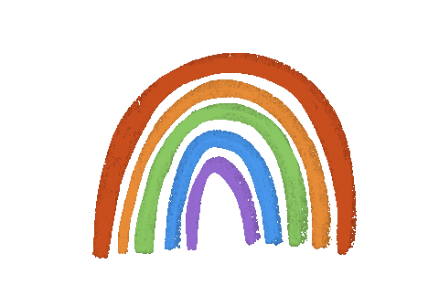 Lindalovescreating giphyupload rainbow lindalovescreating Sticker