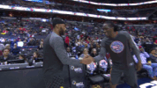 atlanta hawks handshake GIF by NBA