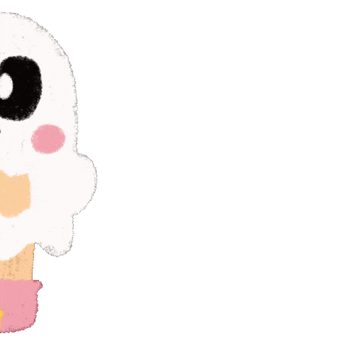 kaimookmst happy halloween ghost kaimookmst Sticker