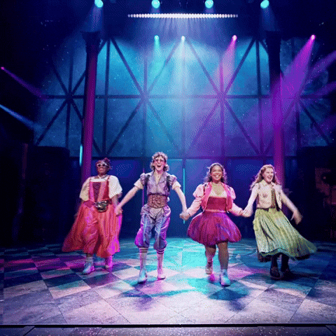 Best Friends Dancing GIF by WhatsOnStage
