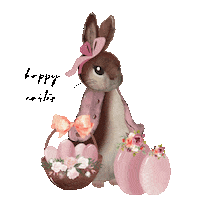 Bunny Easter Sticker