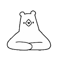 Polar Bear シロクマ Sticker