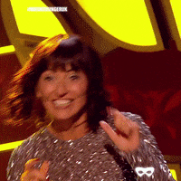 Happy Davina Mccall GIF by The Masked Singer UK & The Masked Dancer UK
