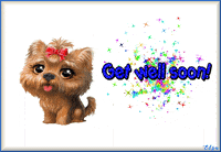 Get Well Soon Animated Card GIF