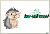 Get Well Soon Animated Card GIF