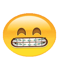 braces STICKER by imoji