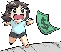 Money Cash Sticker by Jin