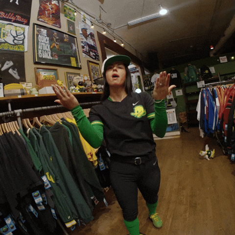 Softball Oregon GIF by GoDucks