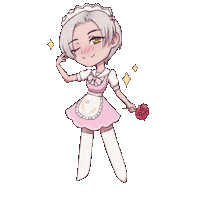 Rei Sticker by Meian Maid Cafe