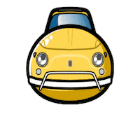 yosfjwk car cars fiat carwaee Sticker