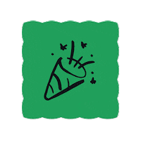 Cheers Celebrate Sticker by Qwick