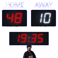 10 Away Sticker