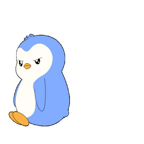 Penguin No Sticker by Pudgy Penguins