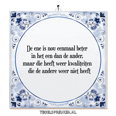 Humor Teamwork Sticker by Tegelspreuken.nl