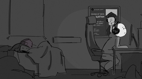 Late Night Text GIF by CC0 Studios