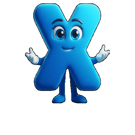 X Sticker by Bluex Oficial