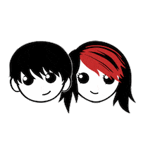 emokids girl boy emo ek Sticker