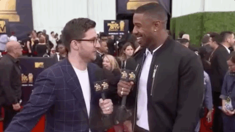 michael b jordan GIF by MTV Movie & TV Awards