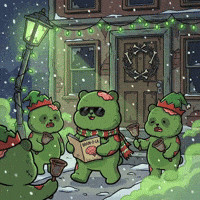 Dark Christmas GIF by Kanpai Pandas