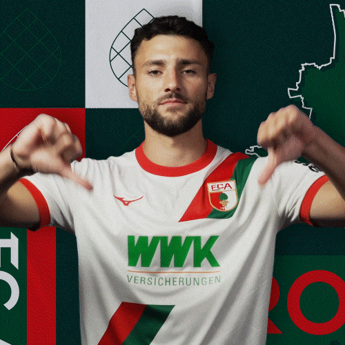 Bundesliga Thumbs Down GIF by FC Augsburg 1907