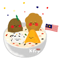 Happy Chicken Sticker by K Fry My