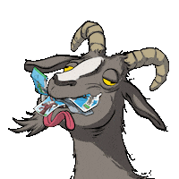 MOOD_PUBLISHING mood goat cardgame goatsimulator Sticker