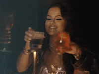 Cheers GIF by Selena Gomez