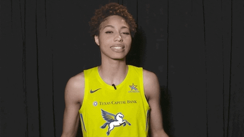 Excited Lets Go GIF by Dallas Wings