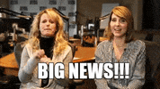 Announcement Big News GIF by Chicks on the Right