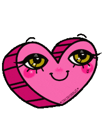 Heart Love Sticker by Jhessica Murray (Jay Jay Draws)