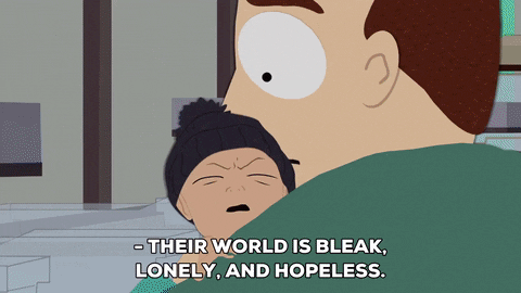 sad baby GIF by South Park 