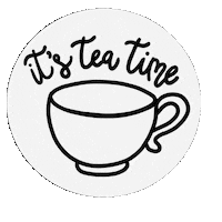 Tea Time Sticker by Heldenglück