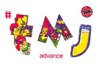 advancecomunica advance tamojunto tamojuntoadvance advance25 Sticker