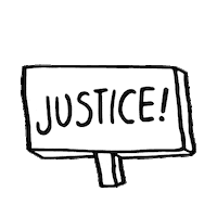 Protest Justice Sticker by Amnesty International NL