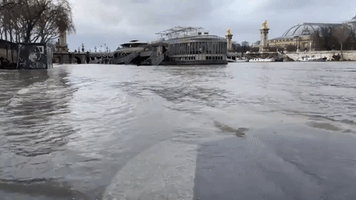 Seine Overflows in Paris After Heavy Rain