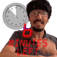 6 Minutes Sticker