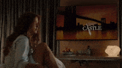 abcnetwork abc castle watching tv reef break GIF