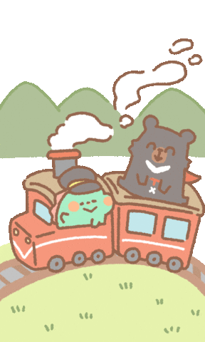 Train Go Sticker by ohbear