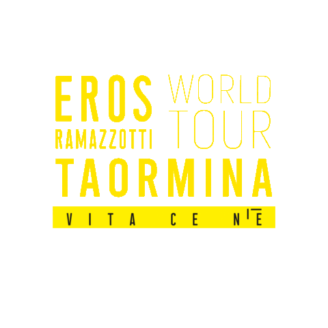 world tour Sticker by Eros Ramazzotti