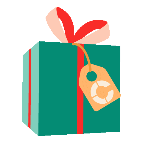 cornersbrookfield gift present bow corners Sticker