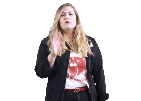 Girl Reaction Sticker by vonheldenundgestalten