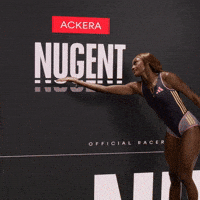 Track And Field Pointing GIF by Grand Slam Track