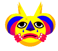 Sad Clown Sticker by Shallow Lagoon