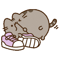 Playing Cat People Sticker by Pusheen