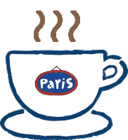 thisisjokang hot christmas coffee chocolate Sticker