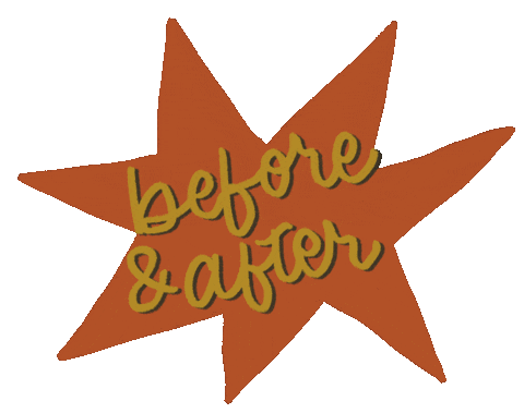 Before And After Instagram Sticker