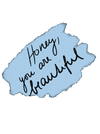 katazee confident honey selflove body image Sticker