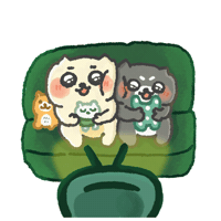 Watching Living Room Sticker