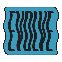 Text Wave Sticker by Evolve Collaborative